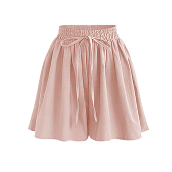 Chiffon Wide-Leg Skort