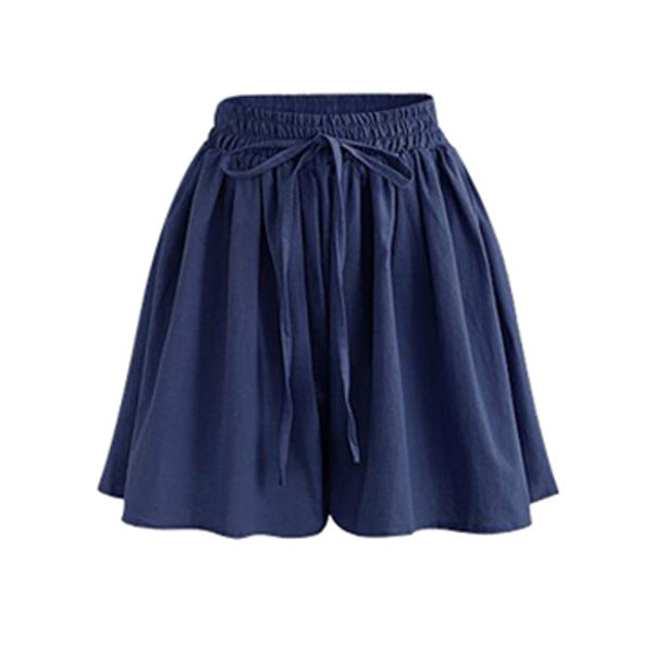 Chiffon Wide-Leg Skort