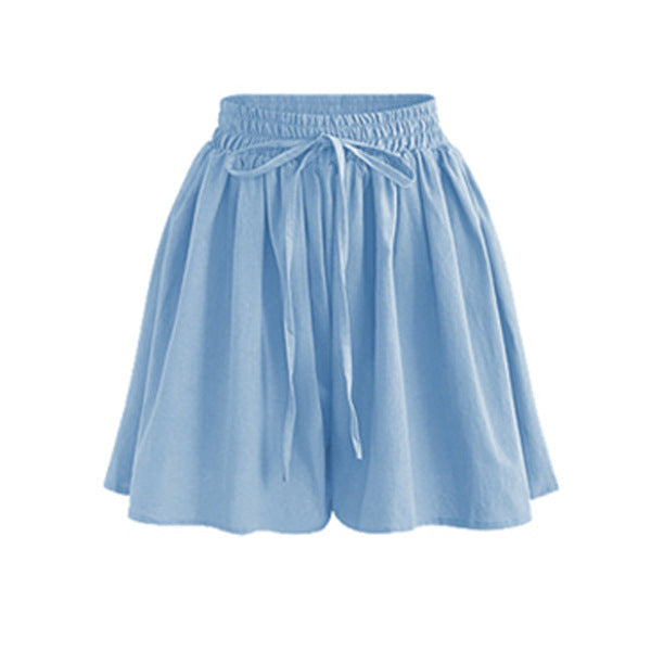 Chiffon Wide-Leg Skort