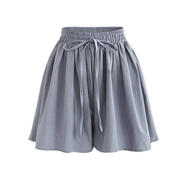 Chiffon Wide-Leg Skort