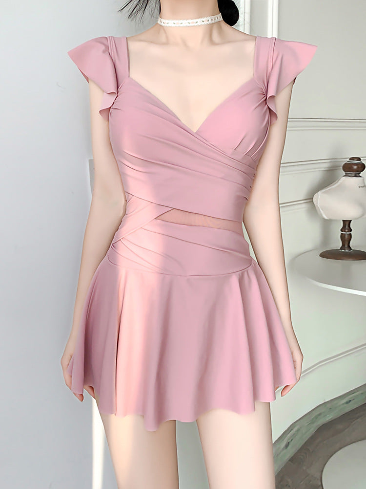 Skirted One-Piece Swimsuit
