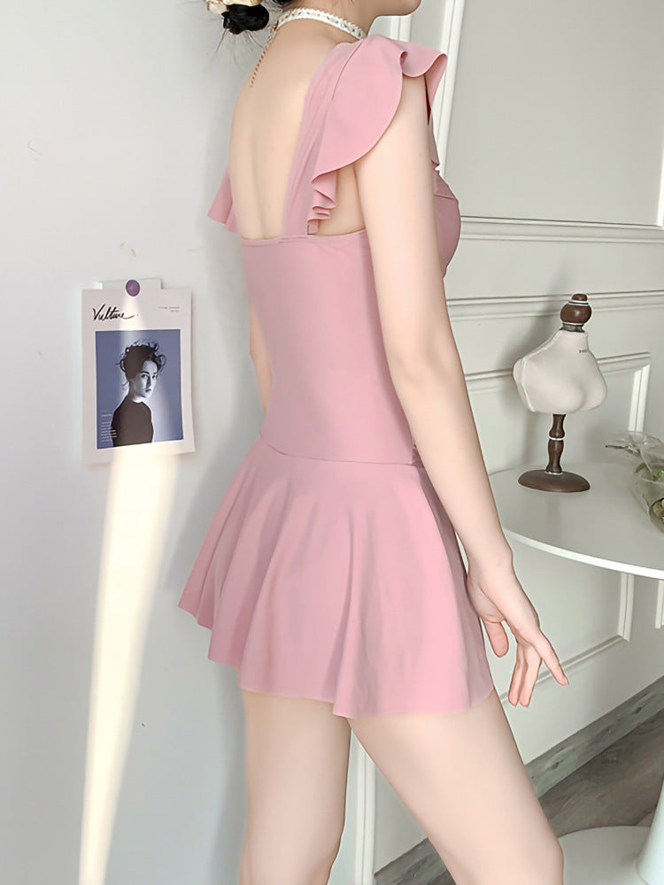 Skirted One-Piece Swimsuit