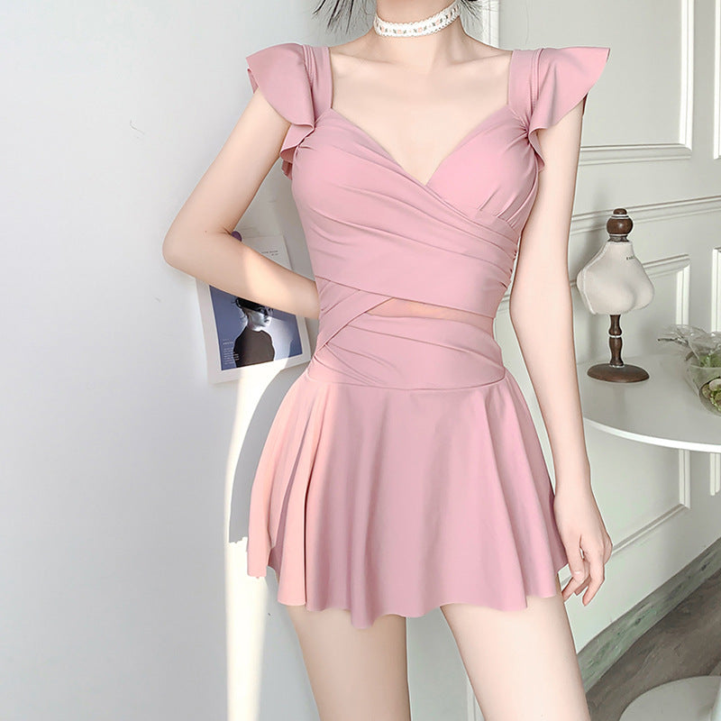 Skirted One-Piece Swimsuit